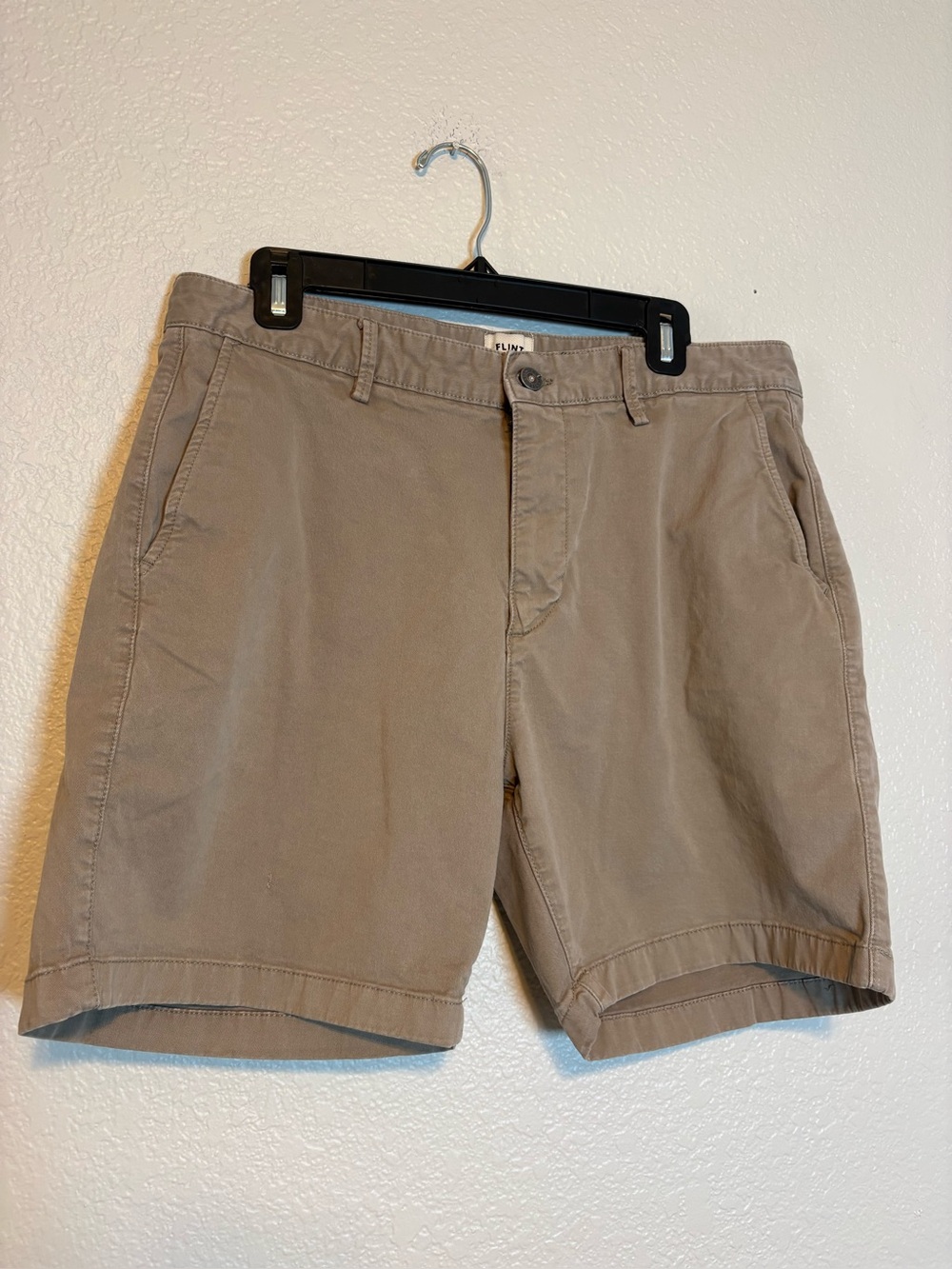 Flint and Tinder Khani Tan Shorts Casual Cotton Men 33